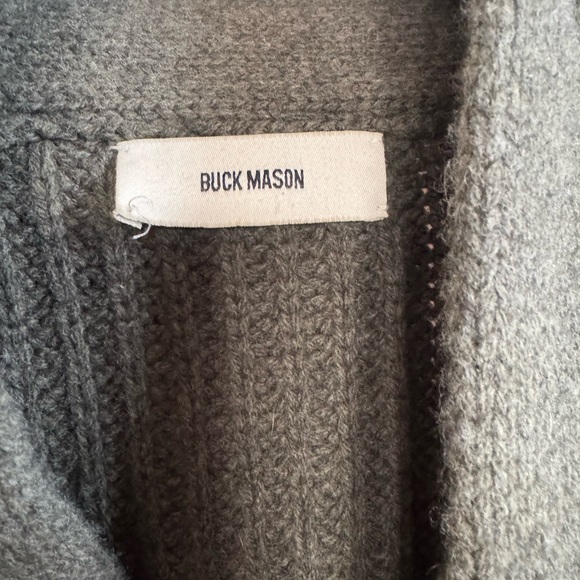 Buck Mason Green Herdsman Cardigan s L - Picture 2 of 6